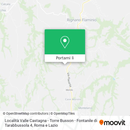 Mappa Località Valle Castagna - Torre Busson - Fontanile di Tarabbussola 4