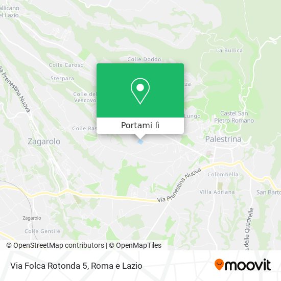 Mappa Via Folca Rotonda 5