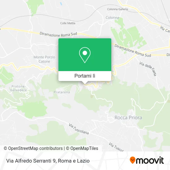 Mappa Via Alfredo Serranti 9
