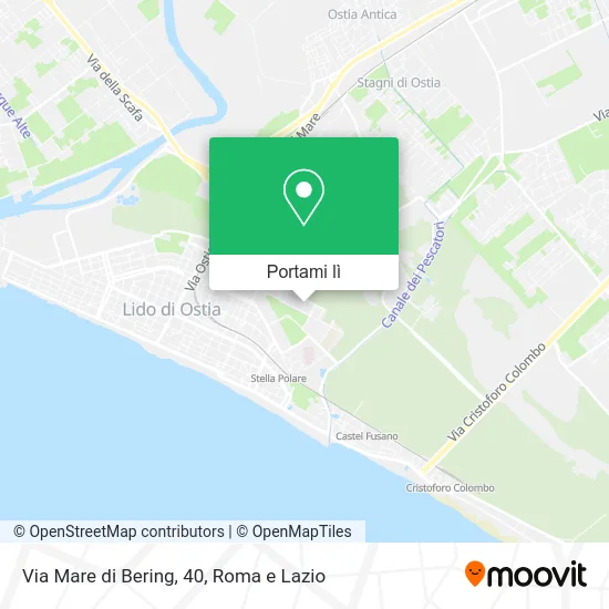 Mappa Via Mare di Bering, 40