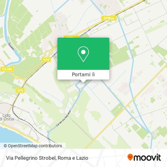 Mappa Via Pellegrino Strobel