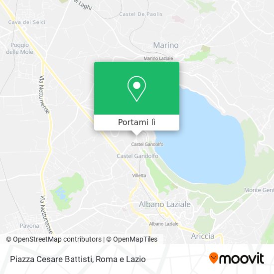 Mappa Piazza Cesare Battisti