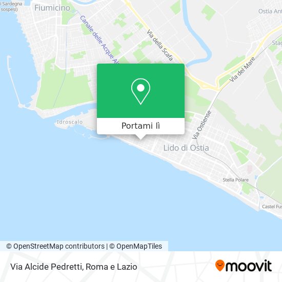 Mappa Via Alcide Pedretti