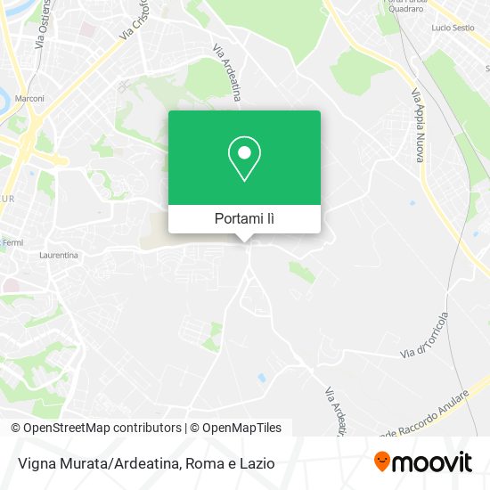 Mappa Vigna Murata/Ardeatina