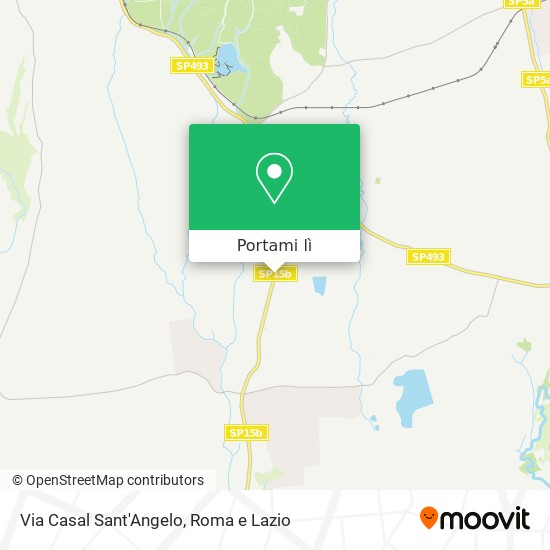 Mappa Via Casal Sant'Angelo