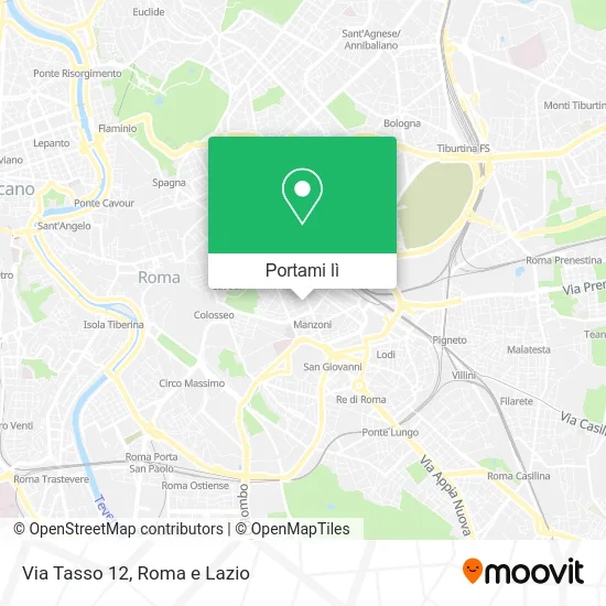 Mappa Via Tasso 12