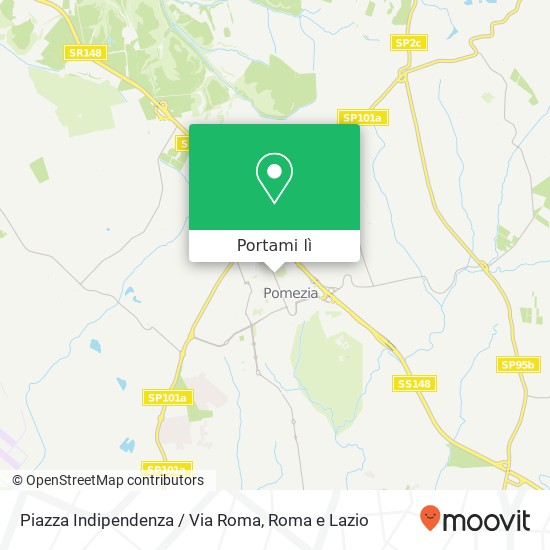 Mappa Piazza Indipendenza / Via Roma