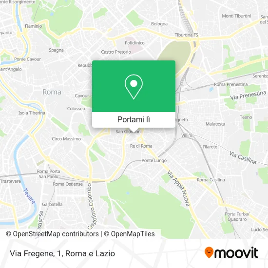 Mappa Via Fregene, 1