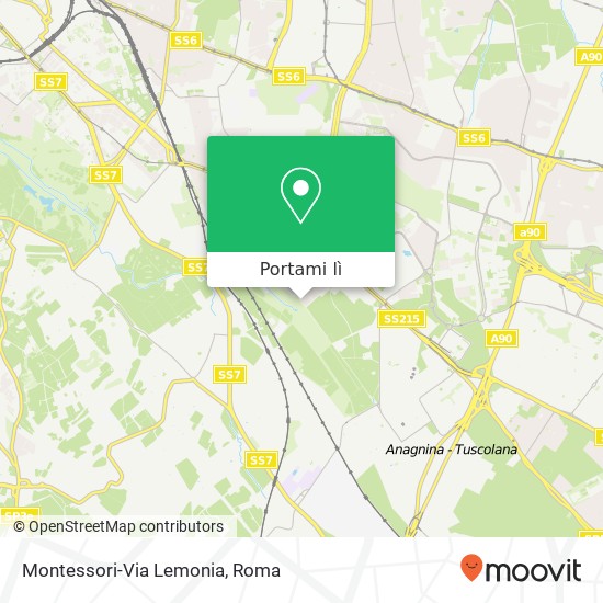 Mappa Montessori-Via Lemonia