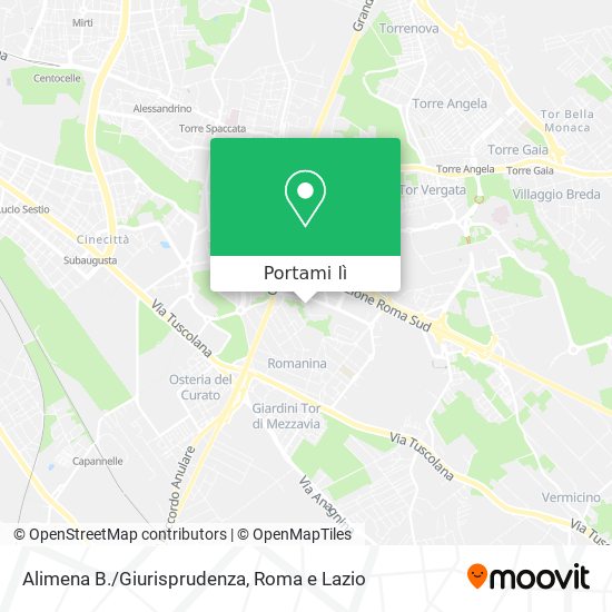 Mappa Alimena B./Giurisprudenza