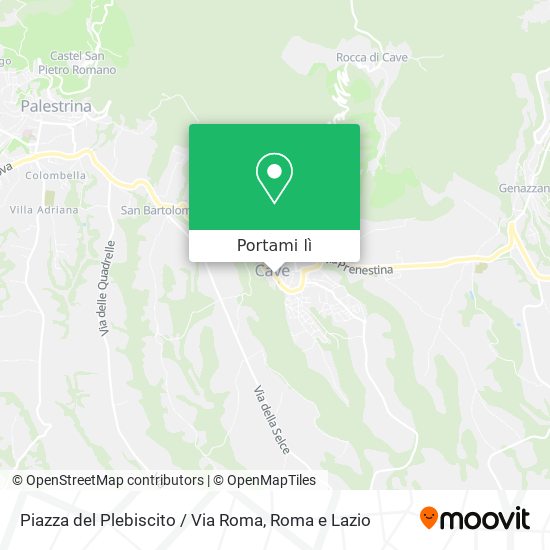 Mappa Piazza del Plebiscito / Via Roma