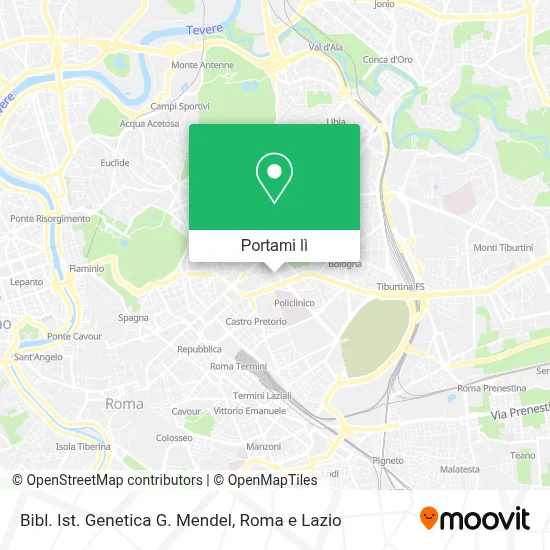 Mappa Bibl. Ist. Genetica G. Mendel