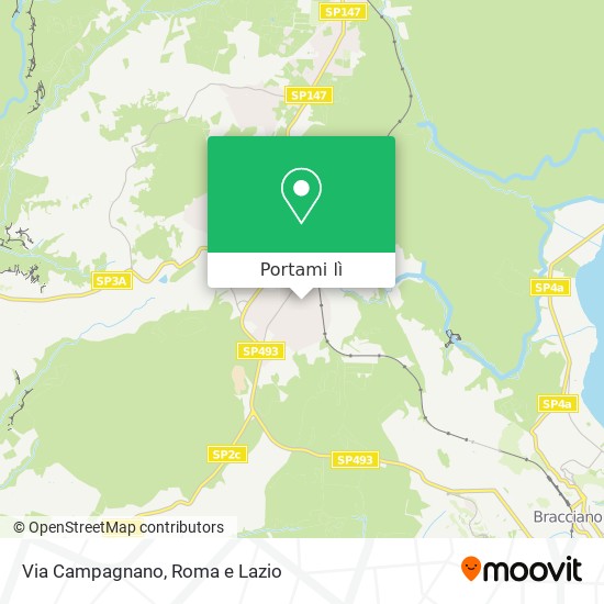 Mappa Via Campagnano