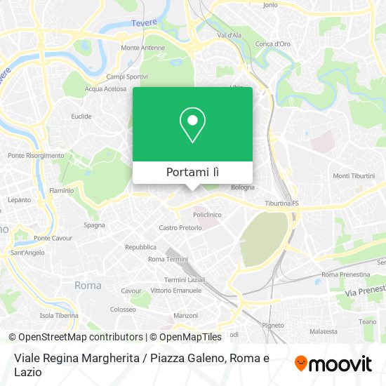Mappa Viale Regina Margherita / Piazza Galeno