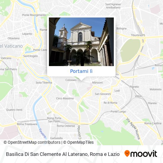 Mappa Basilica Di San Clemente Al Laterano
