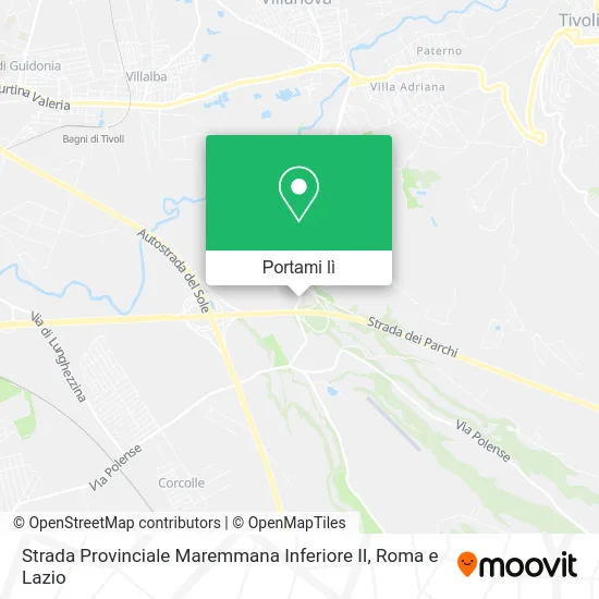 Mappa Strada Provinciale Maremmana Inferiore II
