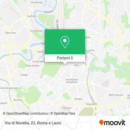 Mappa Via di Novella, 22