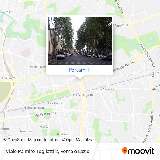 Mappa Viale Palmiro Togliatti 2