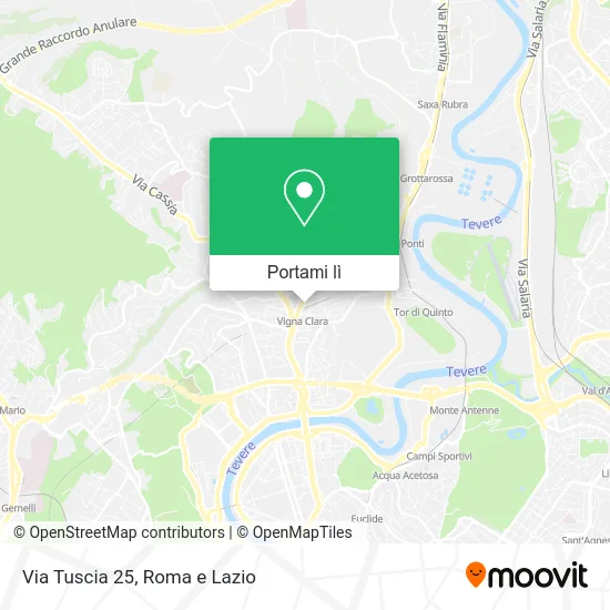 Mappa Via Tuscia 25