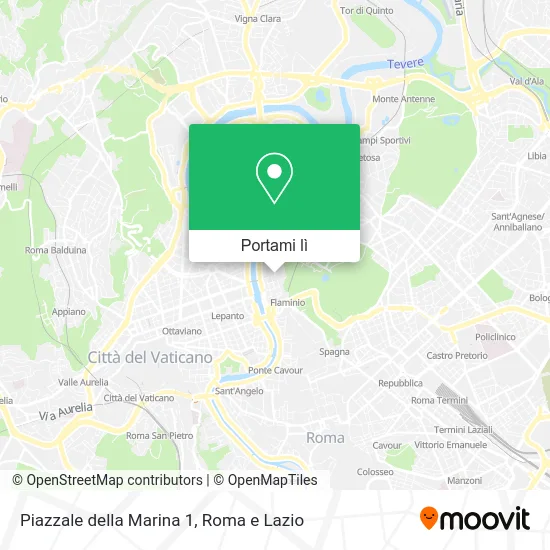 Mappa Piazzale della Marina 1