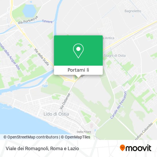 Mappa Viale dei Romagnoli