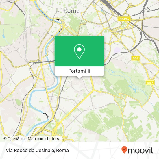 Mappa Via Rocco da Cesinale