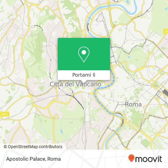 Mappa Apostolic Palace