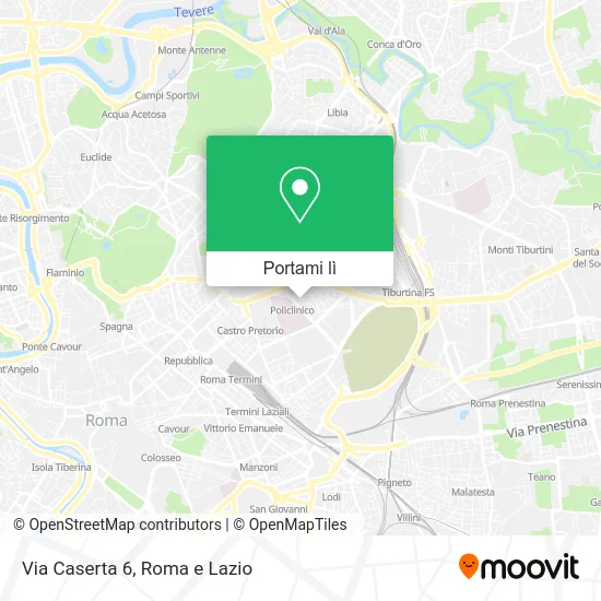Mappa Via Caserta 6