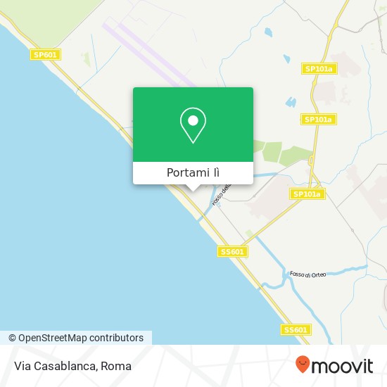 Mappa Via Casablanca