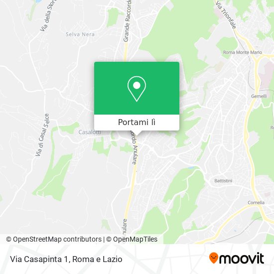 Mappa Via Casapinta 1