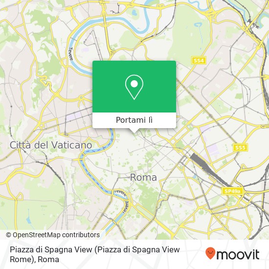 Mappa Piazza di Spagna View