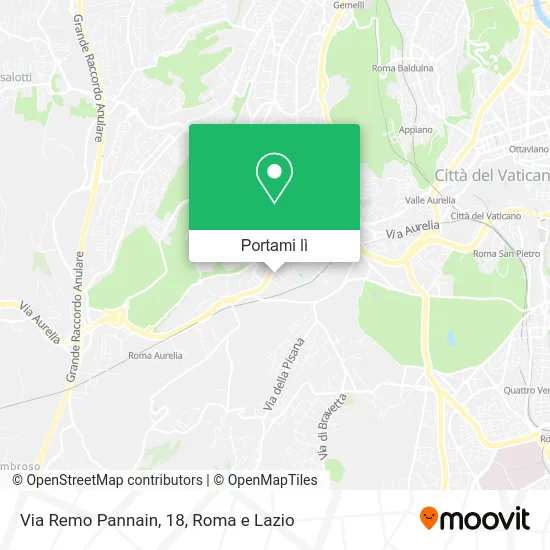 Mappa Via Remo Pannain, 18