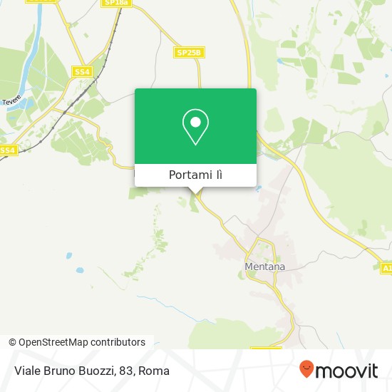 Mappa Viale Bruno Buozzi, 83