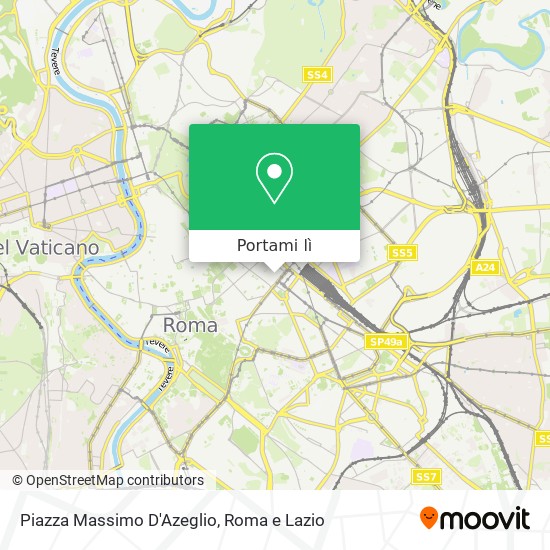 Mappa Piazza Massimo D'Azeglio