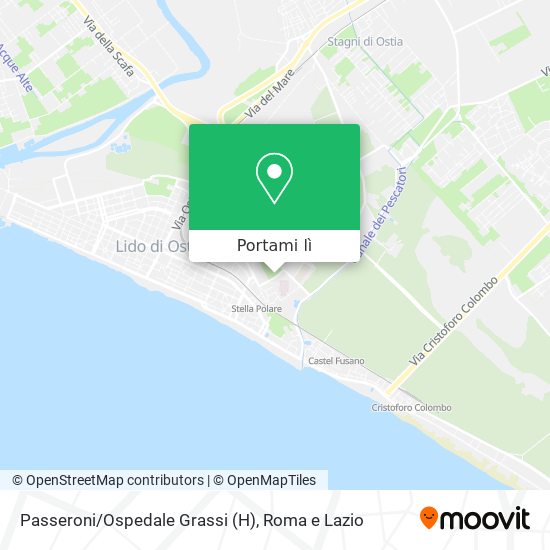 Mappa Passeroni/Ospedale Grassi (H)