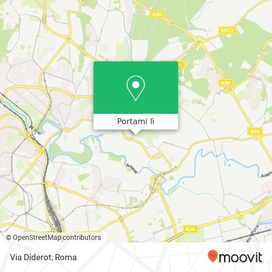 Mappa Via Diderot