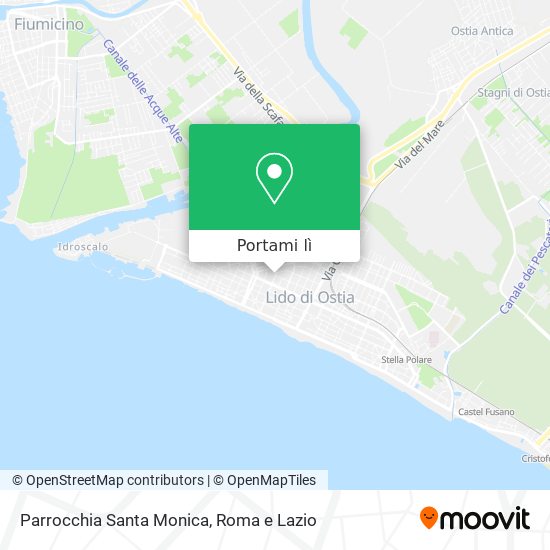 Mappa Parrocchia Santa Monica