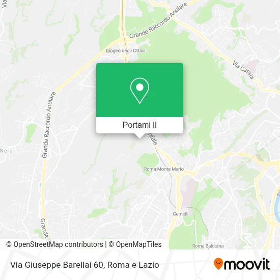 Mappa Via Giuseppe Barellai  60