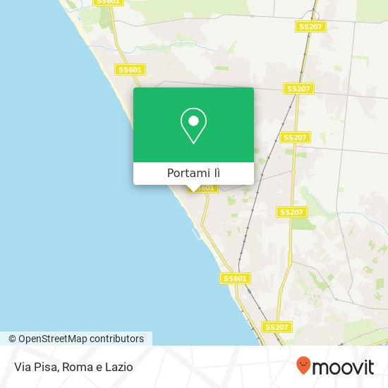 Mappa Via Pisa