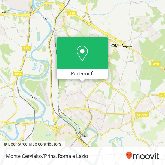 Mappa Monte Cervialto/Prina