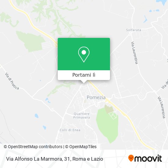 Mappa Via Alfonso La Marmora, 31