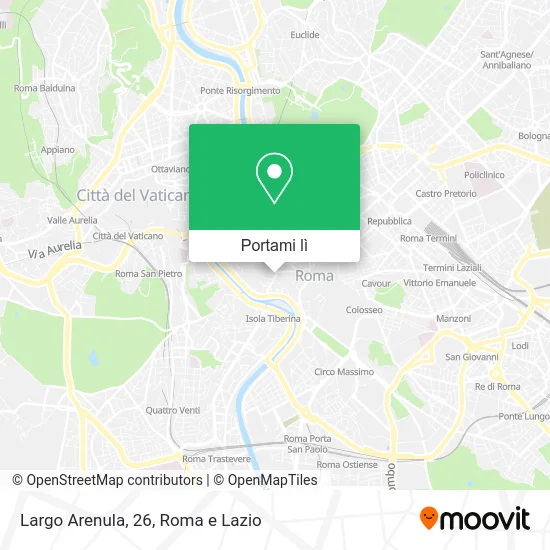 Mappa Largo Arenula, 26