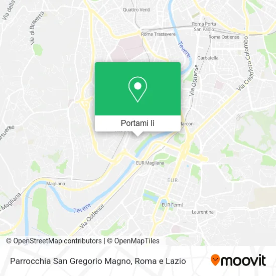 Mappa Parrocchia San Gregorio Magno