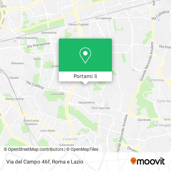 Mappa Via del Campo 46f