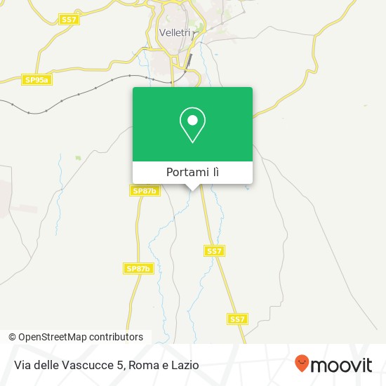 Mappa Via delle Vascucce 5