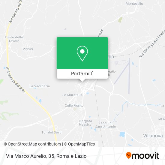 Mappa Via Marco Aurelio, 35