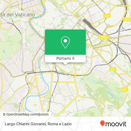 Mappa Largo Chiarini Giovanni