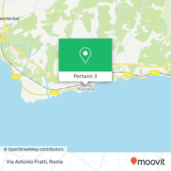 Mappa Via Antonio Fratti