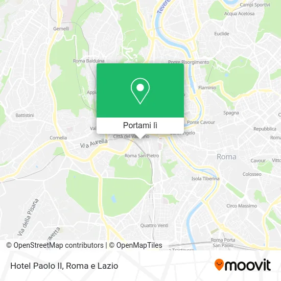 Mappa Hotel Paolo II