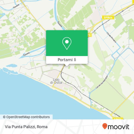 Mappa Via Punta Palizzi